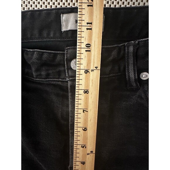 Buck Mason Jeans Buck Mason Slim Straight Distressed Black Stretch